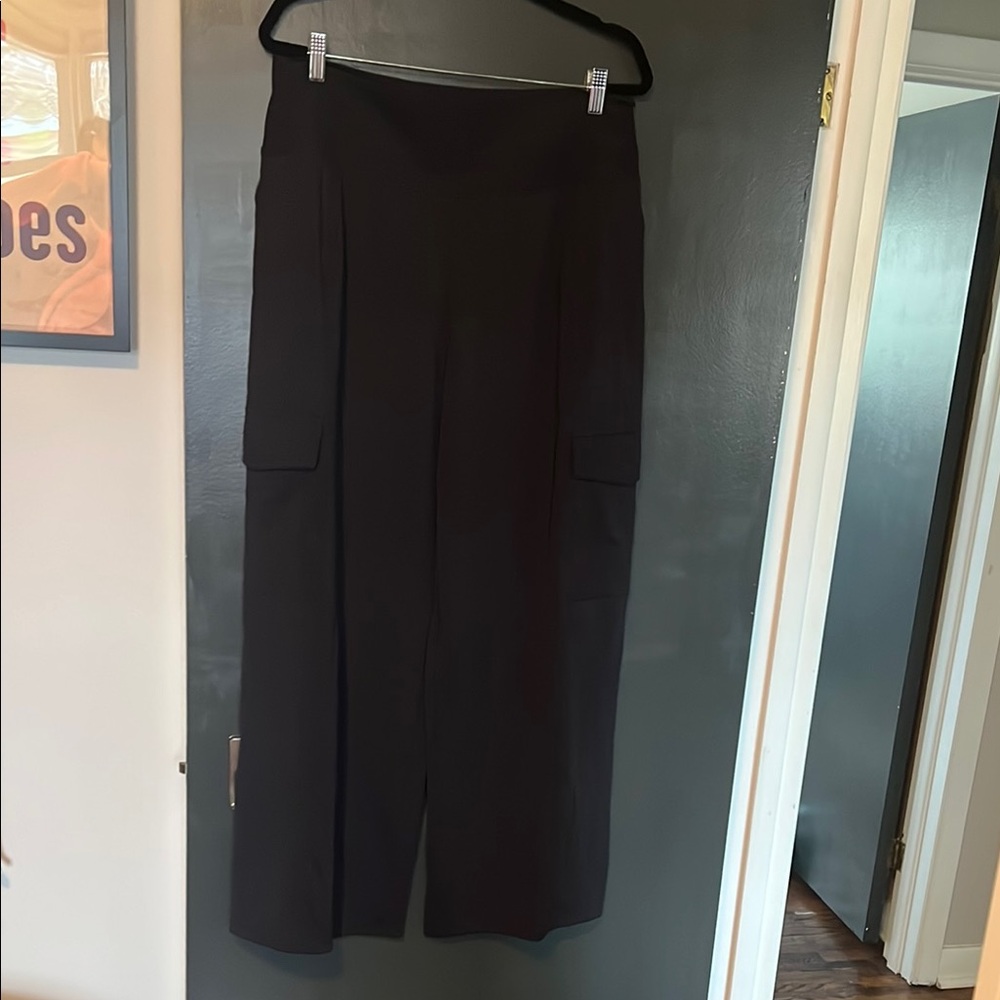 Athleta Black Wide-Leg Pants